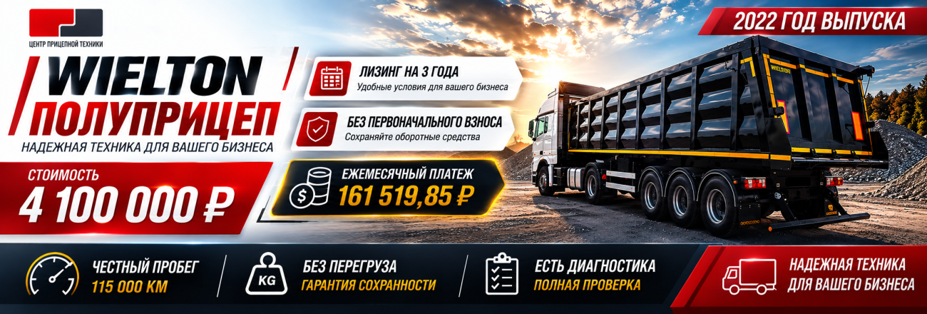 Самосвальный WIELTON NW3S33PK 2022 г.в.